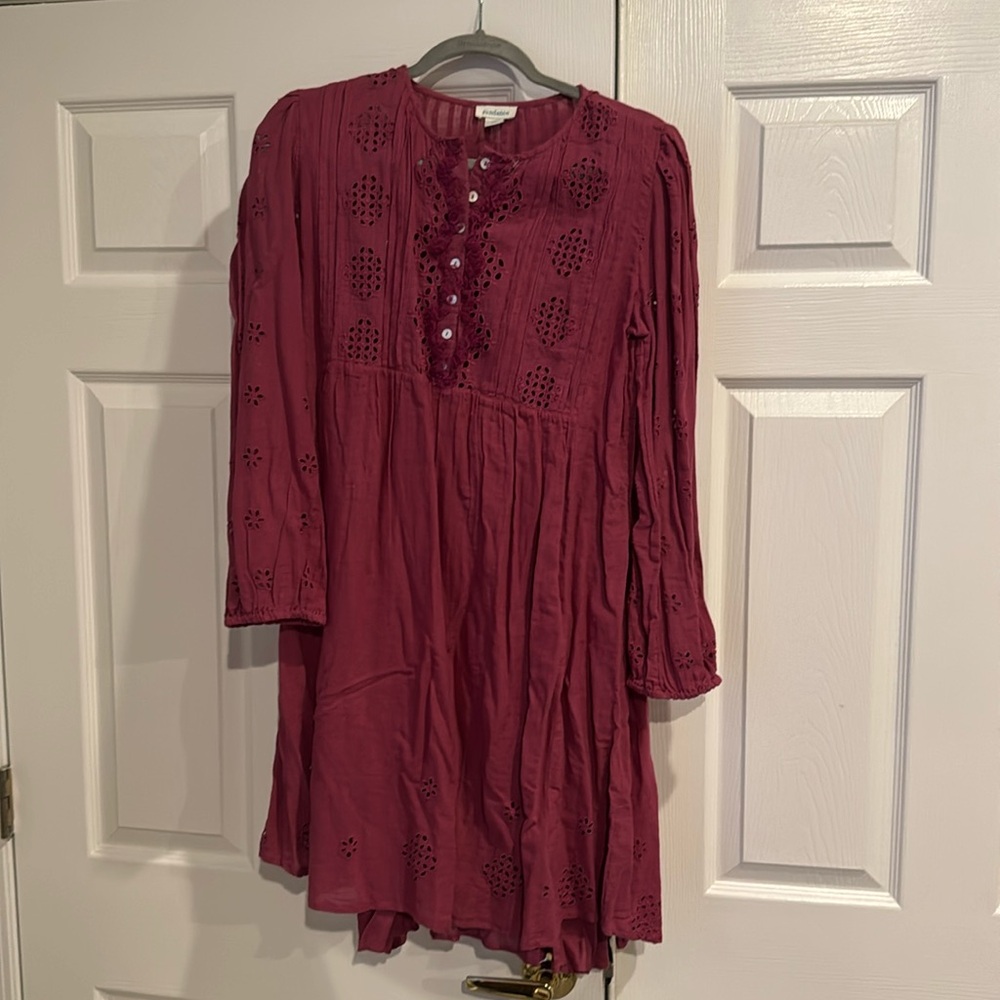 Long sleeve lightweight dress. NWOT